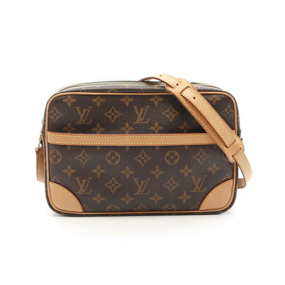 Louis Vuitton Trocadero Shoulder Bag Leather Monogram Brown - Picture 1 of 7